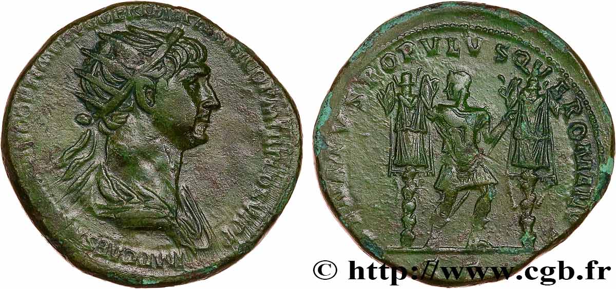 TRAJAN Dupondius TTB+/TTB