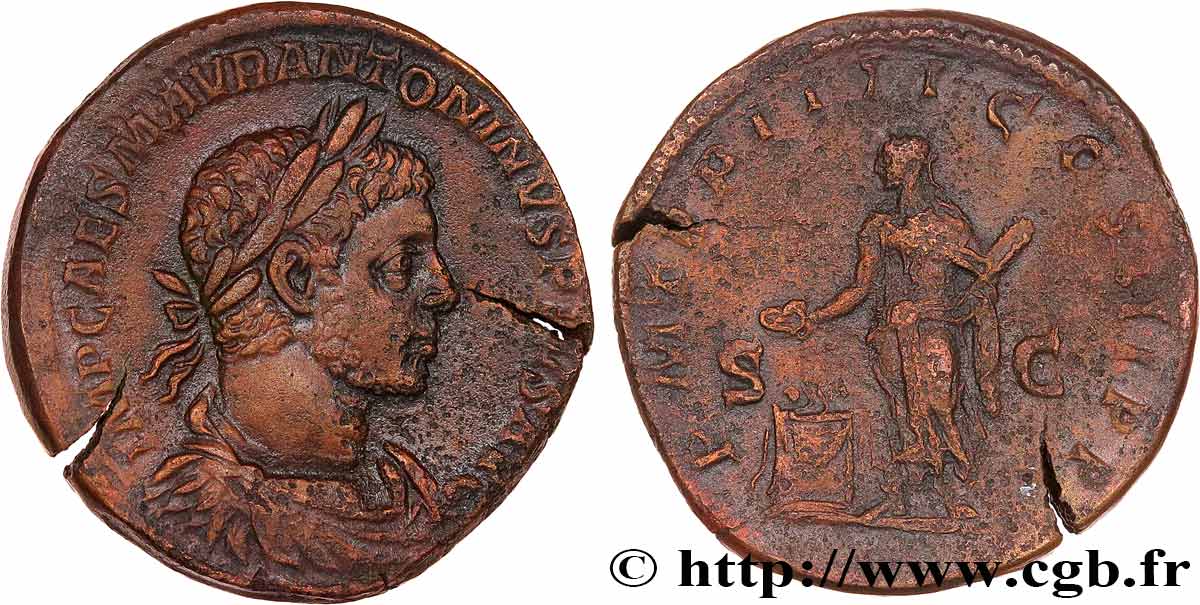 ÉLAGABAL Sesterce TTB+/TTB