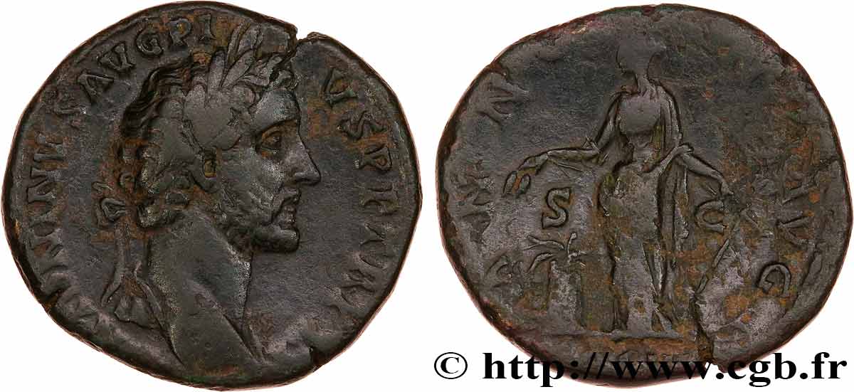 ANTONINUS PIUS Sesterce XF