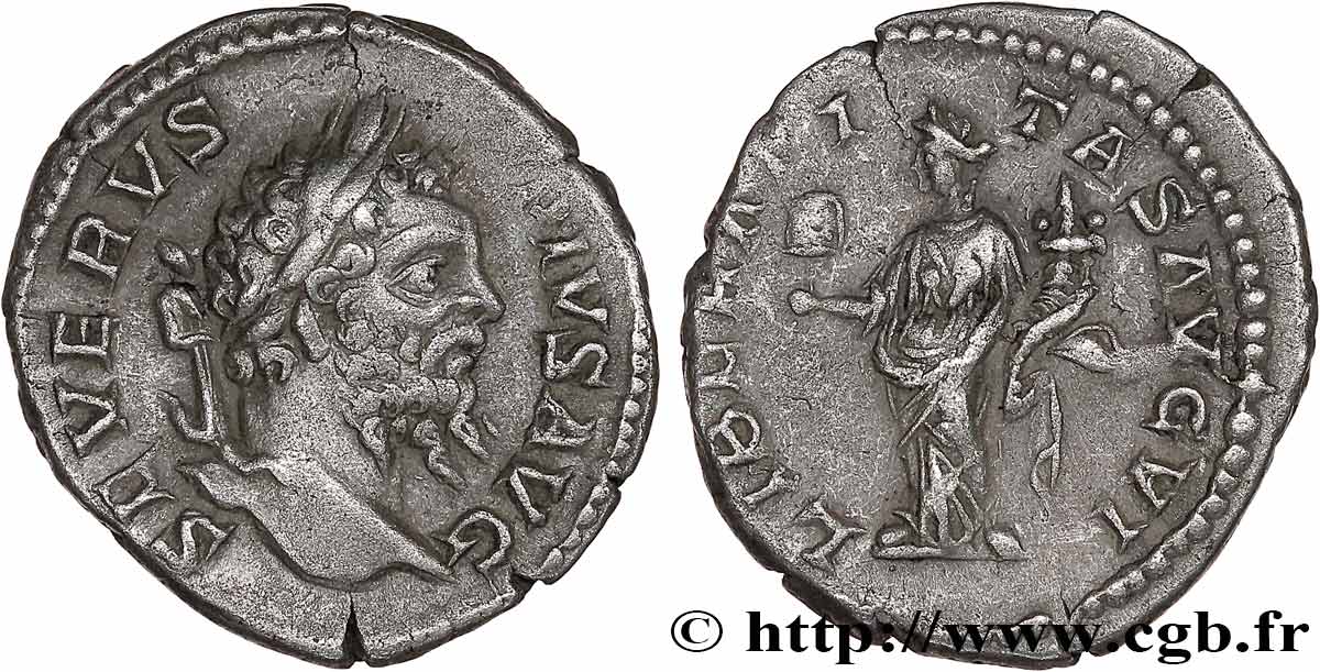 SEPTIMIUS SEVERUS Denier VZ/fVZ