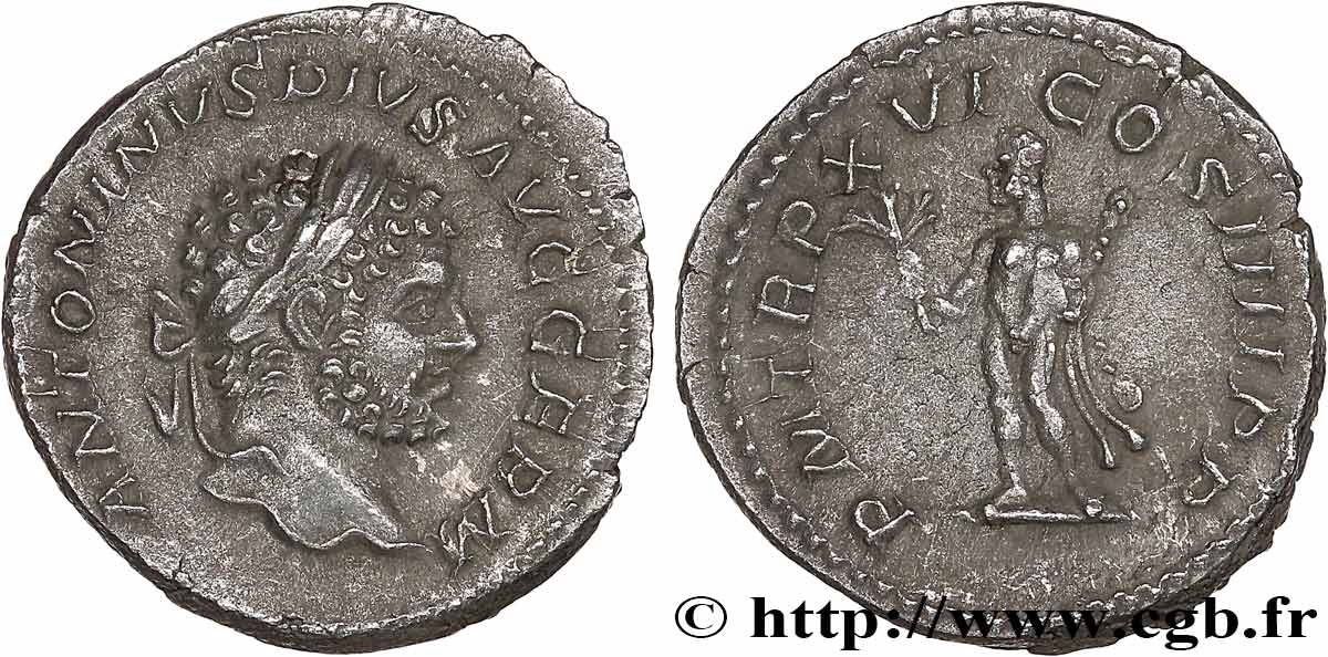 CARACALLA Denier MS
