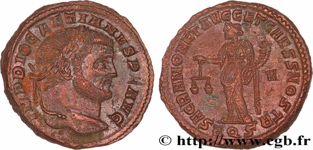 DIOCLÉTIEN Follis ou nummus TTB+