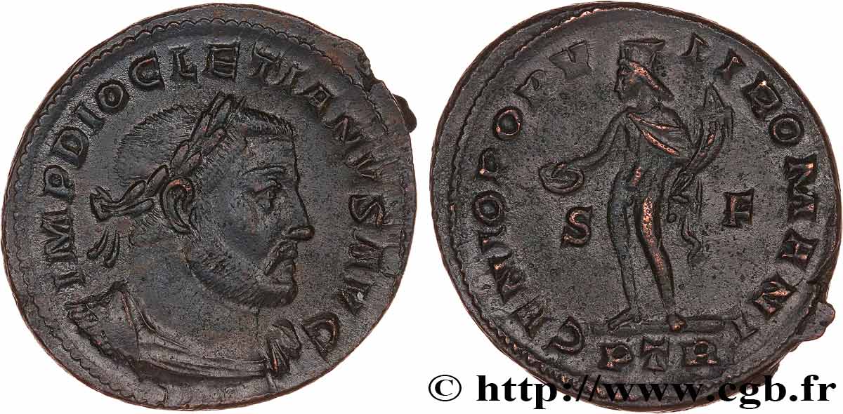 DIOCLETIAN Follis ou nummus AU