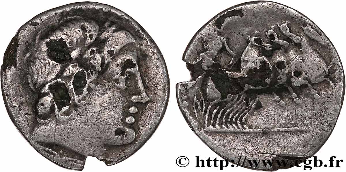 REPUBBLICA ROMANA - ANONIMO Denier anonyme MB