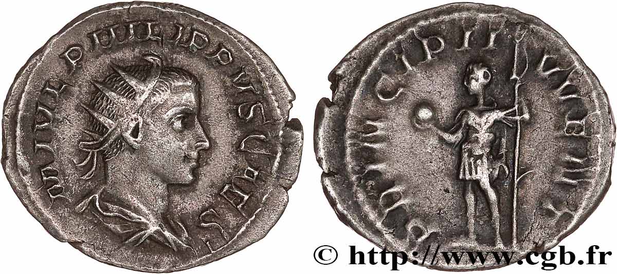 PHILIPPE II Antoninien TTB+/TTB