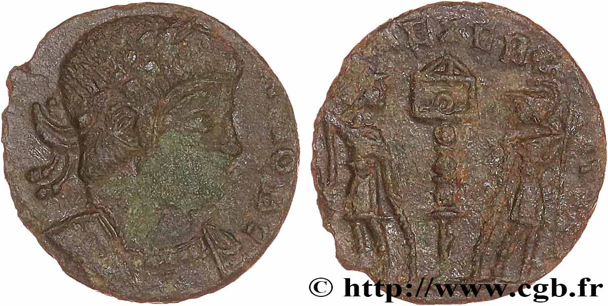 CONSTANTIN II Centenionalis ou nummus TB+