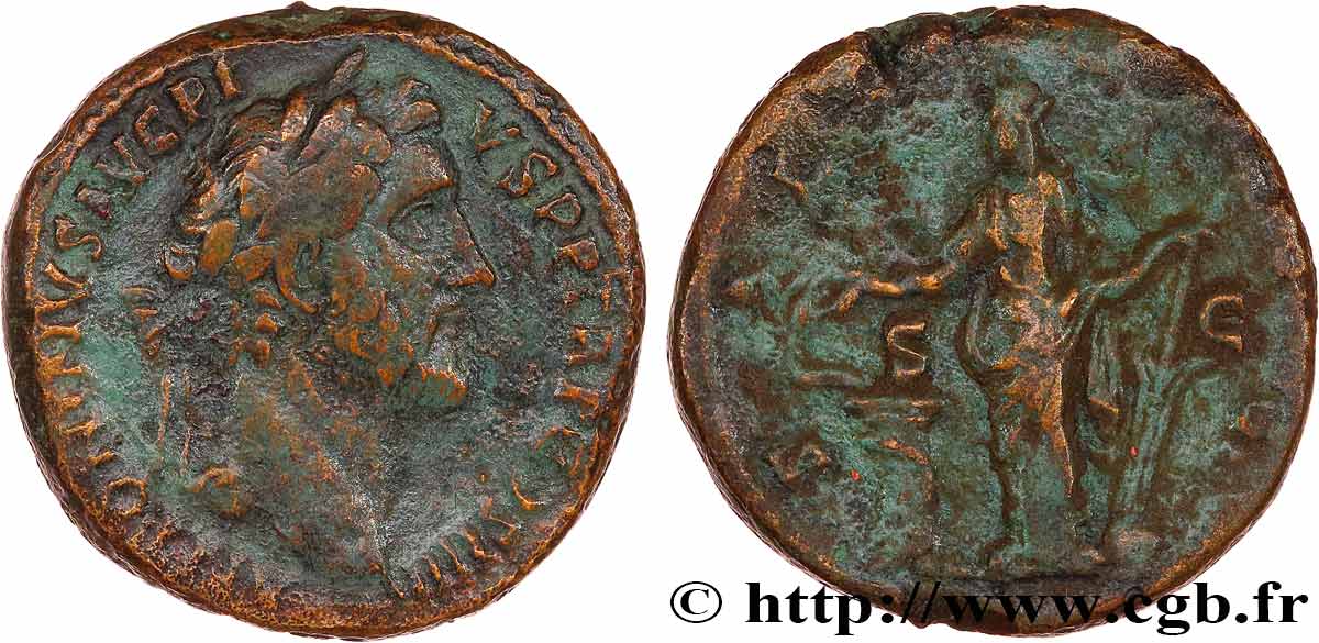 ANTONINUS PIUS Sesterce XF/VF