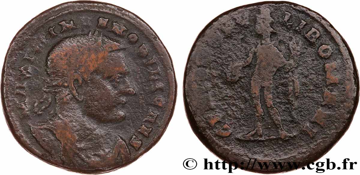 GALÈRE Follis ou nummus TB+