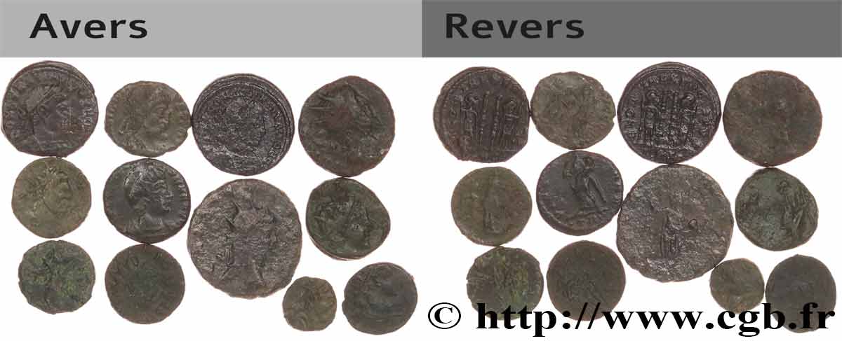 LOTES Lots de 12 monnaies lote