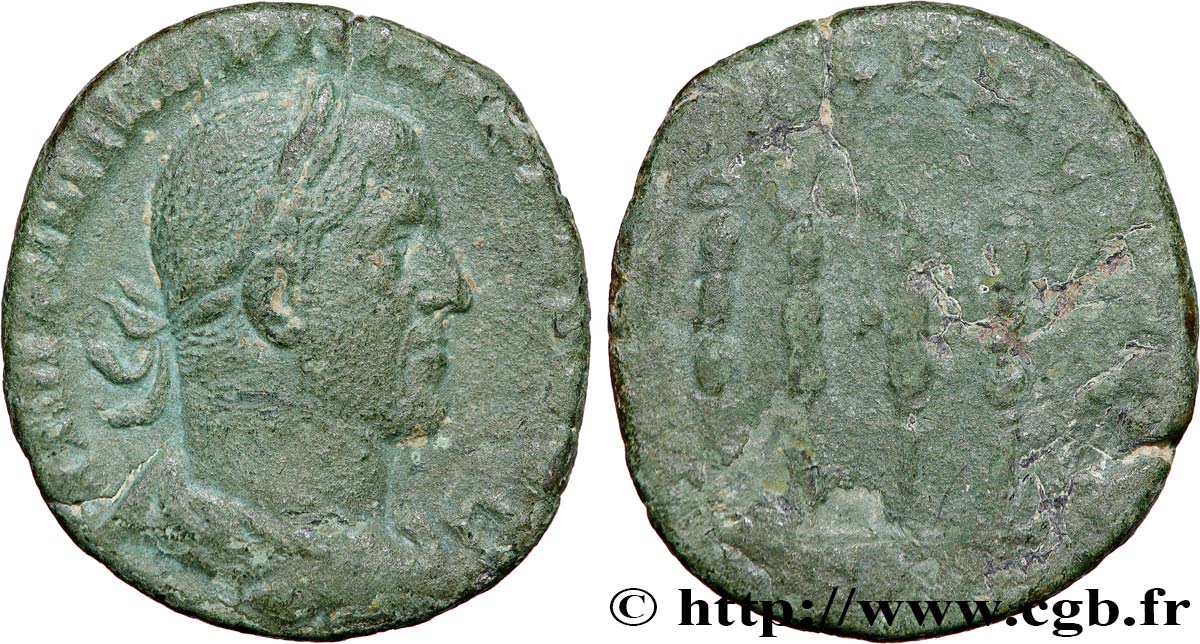 FELIPE I EL ARABE Sesterce BC/RC+