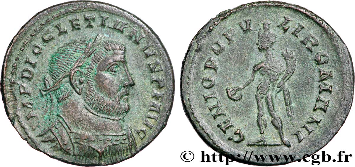 DIOCLÉTIEN Follis ou nummus TTB+/TTB