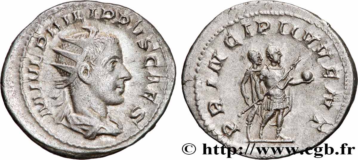 FILIPPO II FIGLIO Antoninien SPL/MS