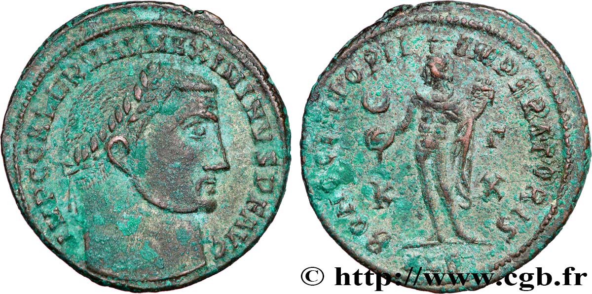 MAXIMIN II DAIA Follis ou nummus TTB