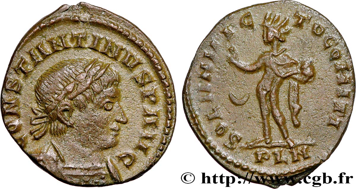CONSTANTINUS I DER GROßE Follis ou nummus VZ/fVZ