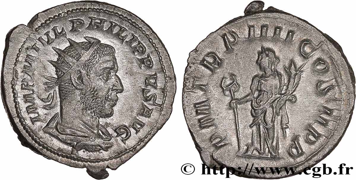 PHILIPPUS I. ARABS Antoninien fST/fVZ