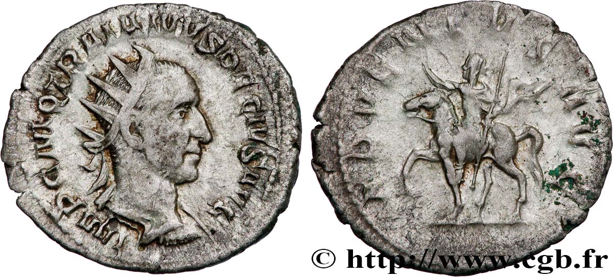 TRAJAN DÈCE Antoninien TTB