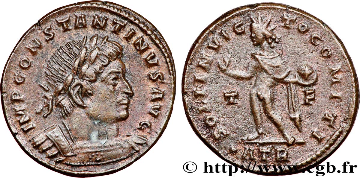 CONSTANTIN Ier LE GRAND Follis ou nummus TTB+