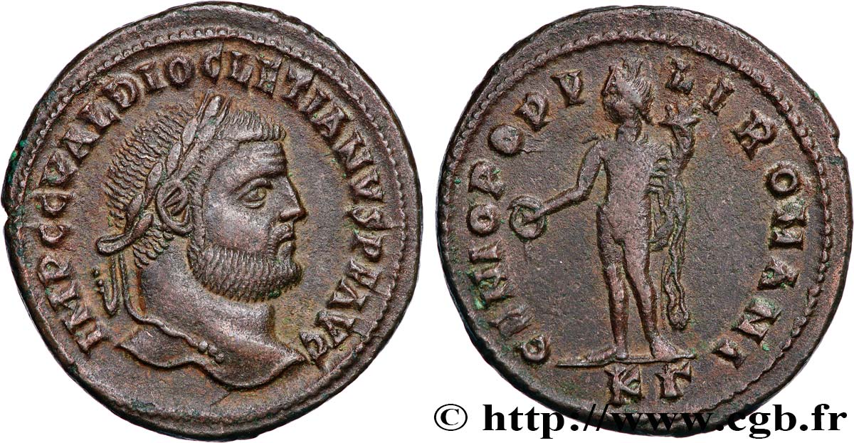 DIOCLÉTIEN Follis ou nummus TTB+