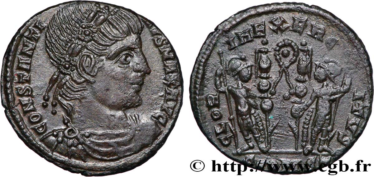 CONSTANTINE I THE GREAT Centenionalis ou nummus AU