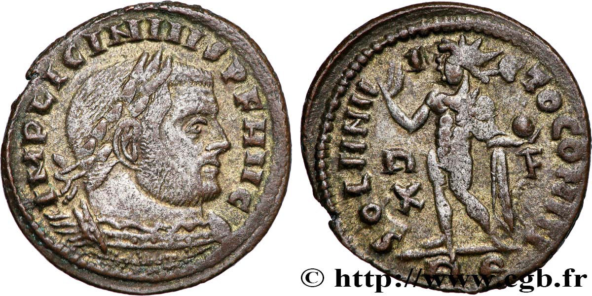 LICINIO I PADRE Follis ou nummus MBC