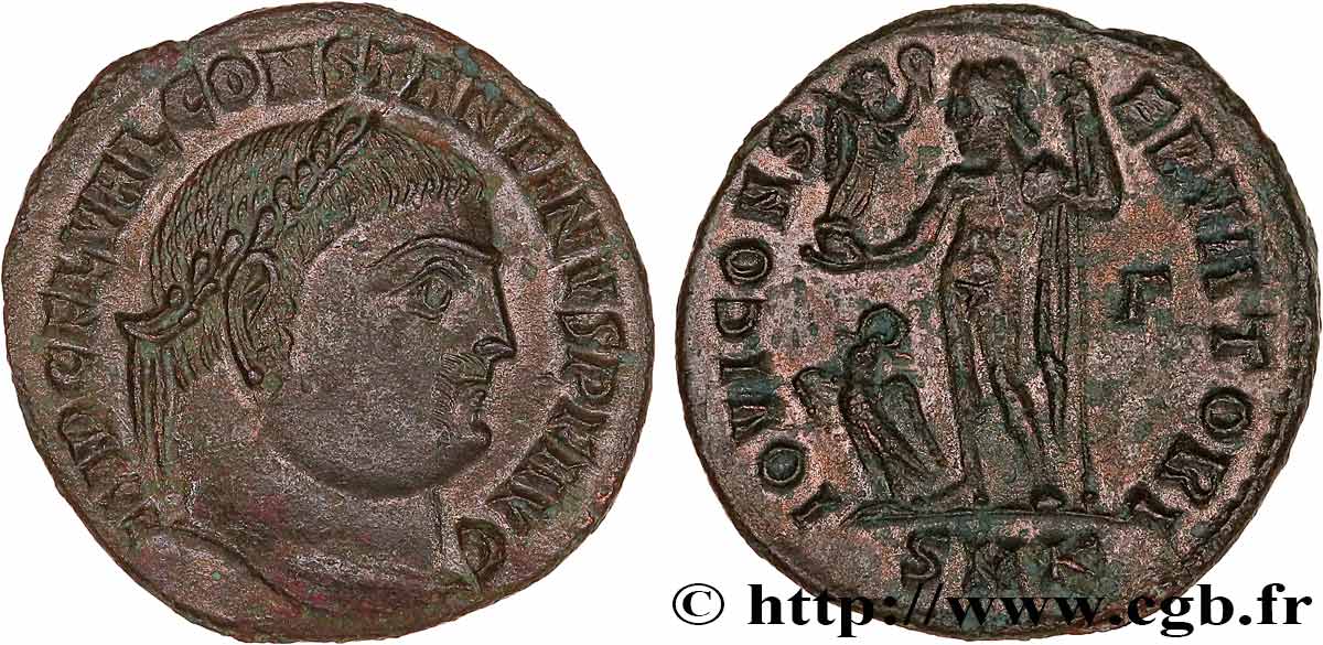 CONSTANTINUS I DER GROßE Follis ou nummus VZ