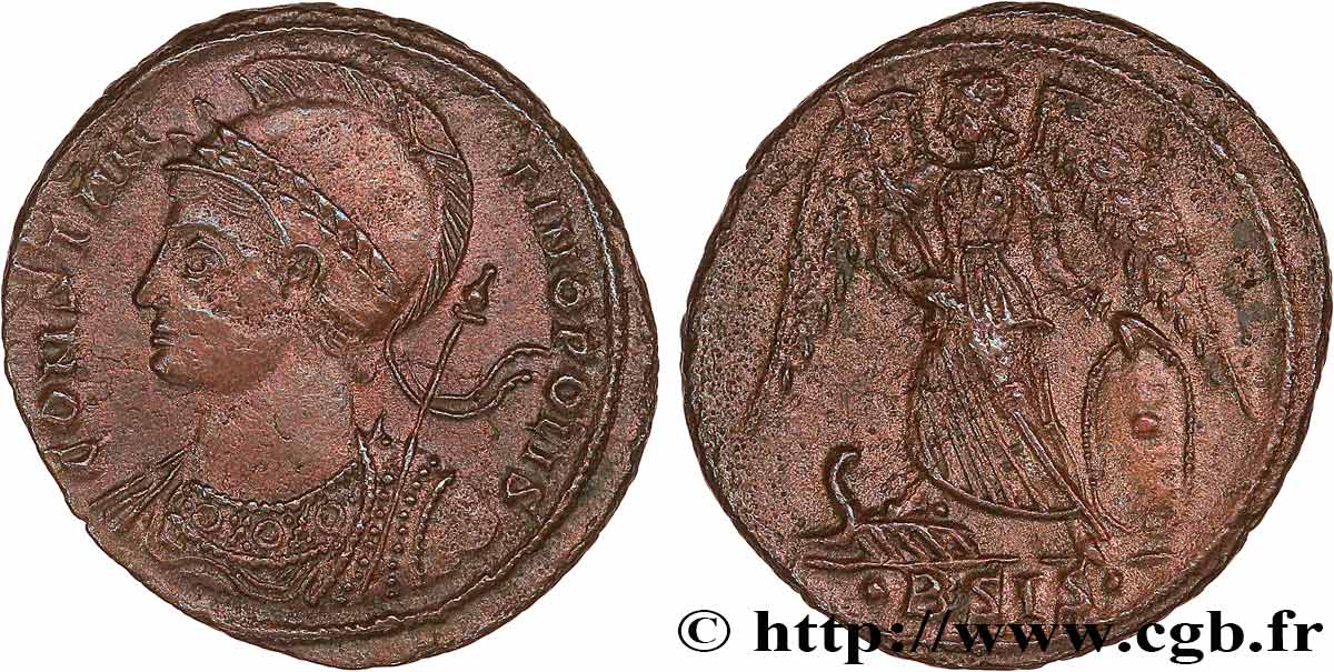 CONSTANTINOPLE Centenionalis ou nummus SUP/TTB+