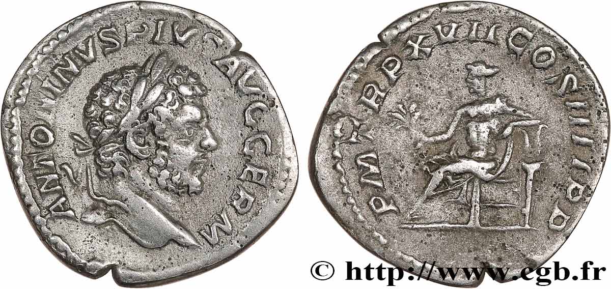 CARACALLA Denier TTB