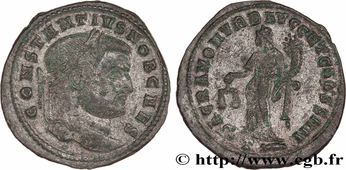 CONSTANCE Ier CHLORE Follis TTB+