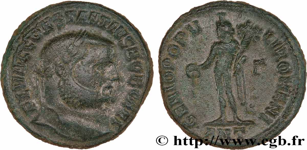 CONSTANCE Ier CHLORE Follis ou nummus TTB+