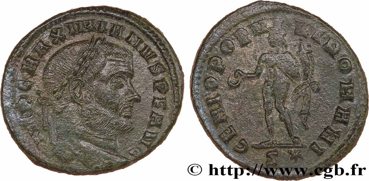 MAXIMIANUS HERCULIUS Follis ou nummus AU/AU