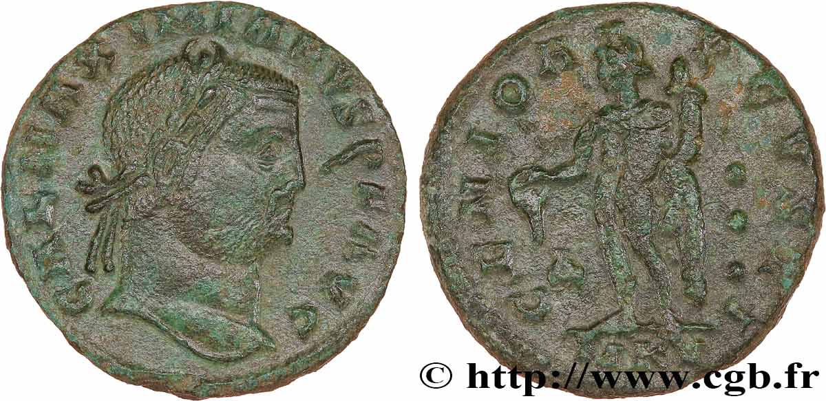 GALÈRE Follis ou nummus SUP/TTB+