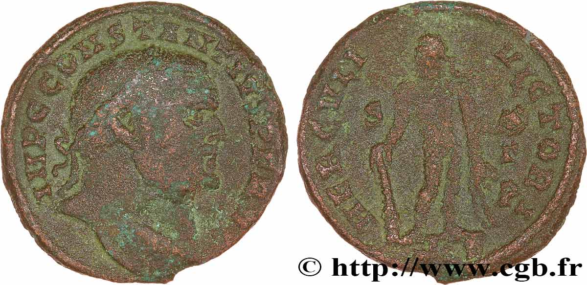 CONSTANCE Ier CHLORE Follis ou nummus TB+