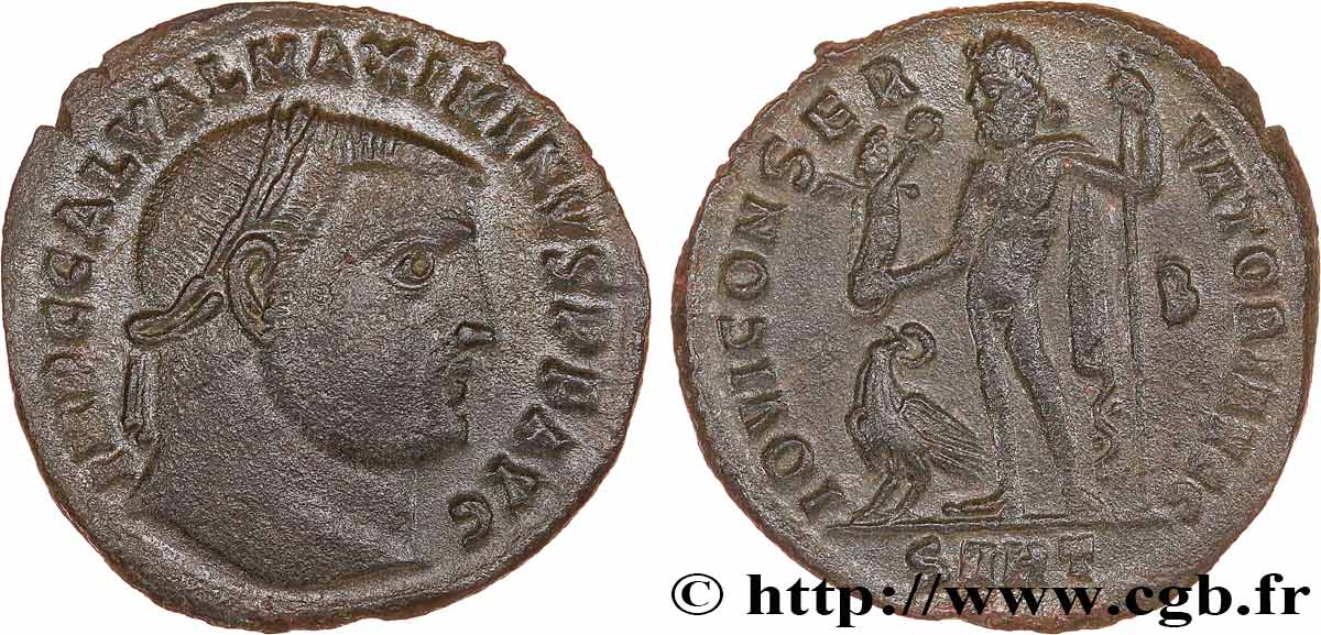 MAXIMIN II DAIA Follis ou nummus SUP/TTB+