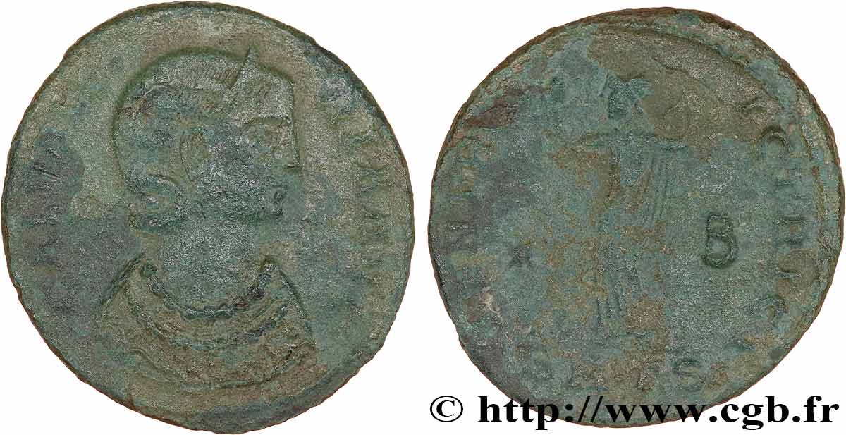 GALERIA VALERIA Follis ou nummus TB+