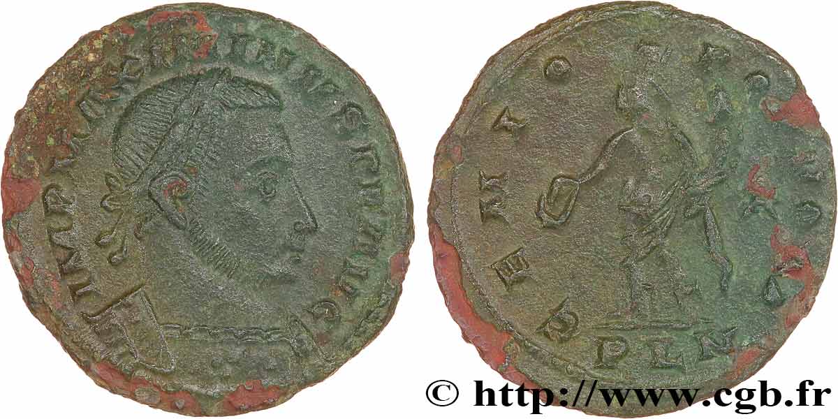 MAXIMINUS II DAZA Follis ou nummus fVZ