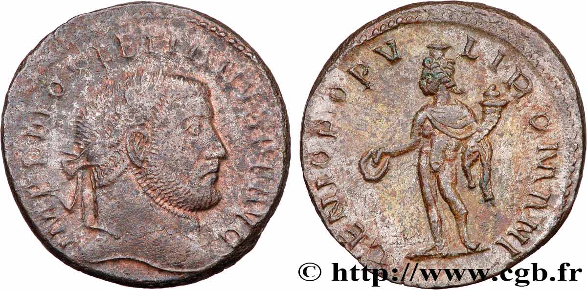 DIOCLECIANO Follis ou nummus MBC+/EBC