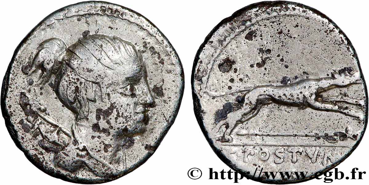 POSTUMIA Denier TB+