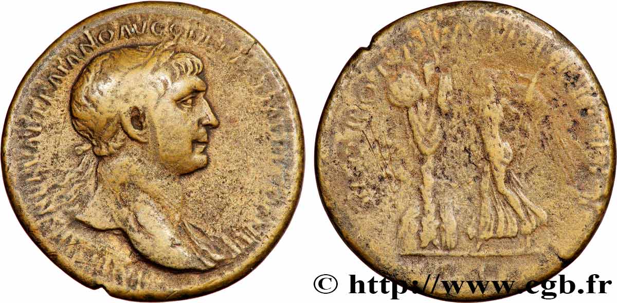TRAJAN Sesterce TB+