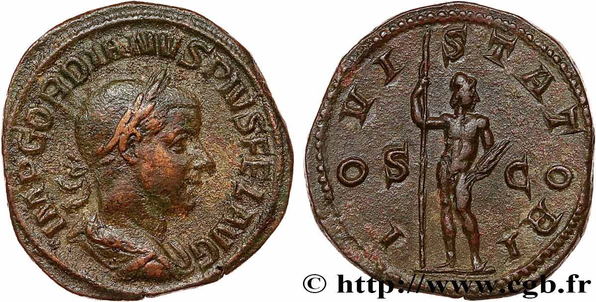 GORDIEN III Sesterce TTB+