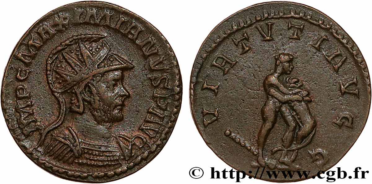 MAXIMIANUS HERCULIUS Aurelianus XF/AU