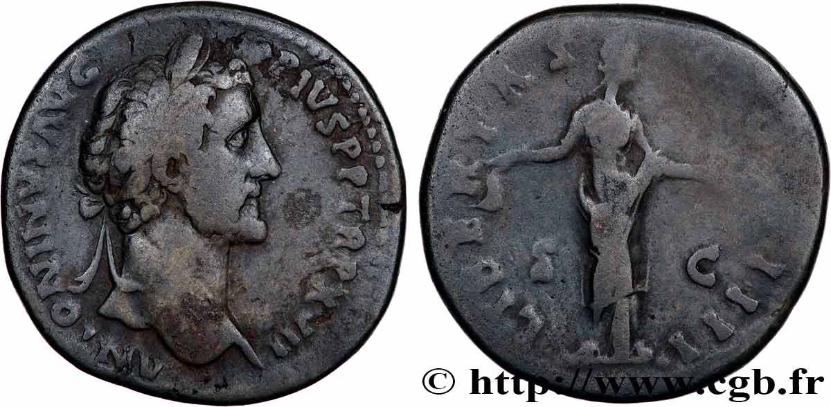 ANTONINUS PIUS Sesterce SS/fSS