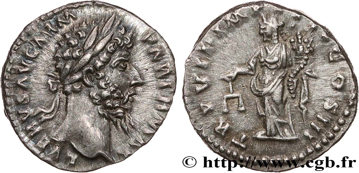 LUCIUS VERUS Denier AU