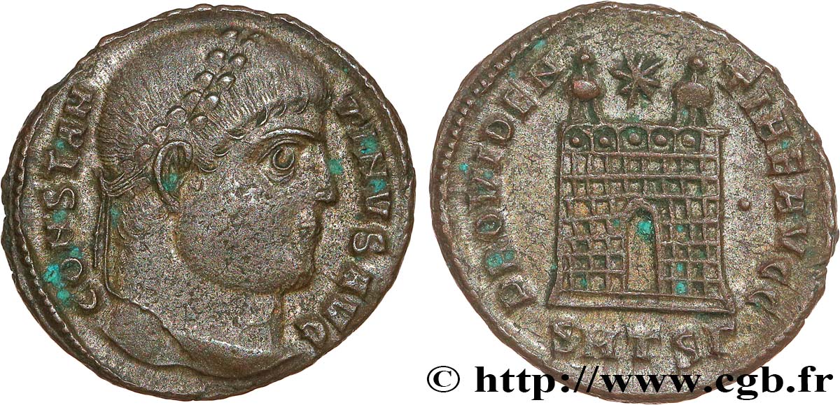 CONSTANTINE I THE GREAT Centenionalis ou nummus AU