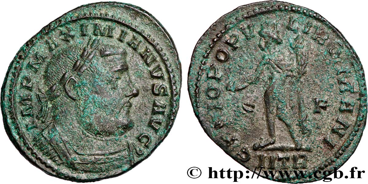 MAXIMIANUS HERCULIUS Follis ou nummus SS