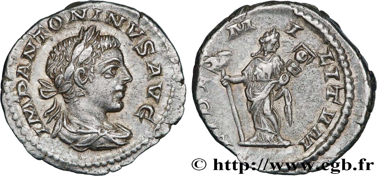 ELAGABALUS Denier VZ