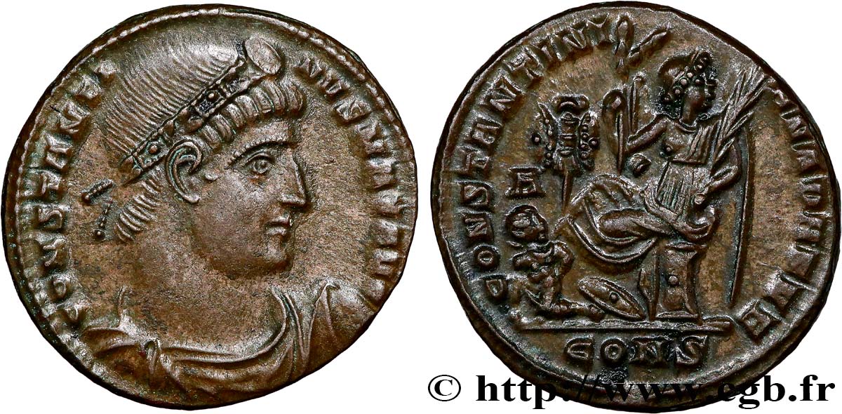 CONSTANTINO I EL MAGNO Centenionalis ou nummus EBC