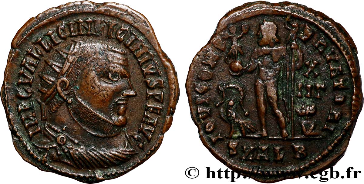 LICINIUS I Follis ou nummus AU/XF