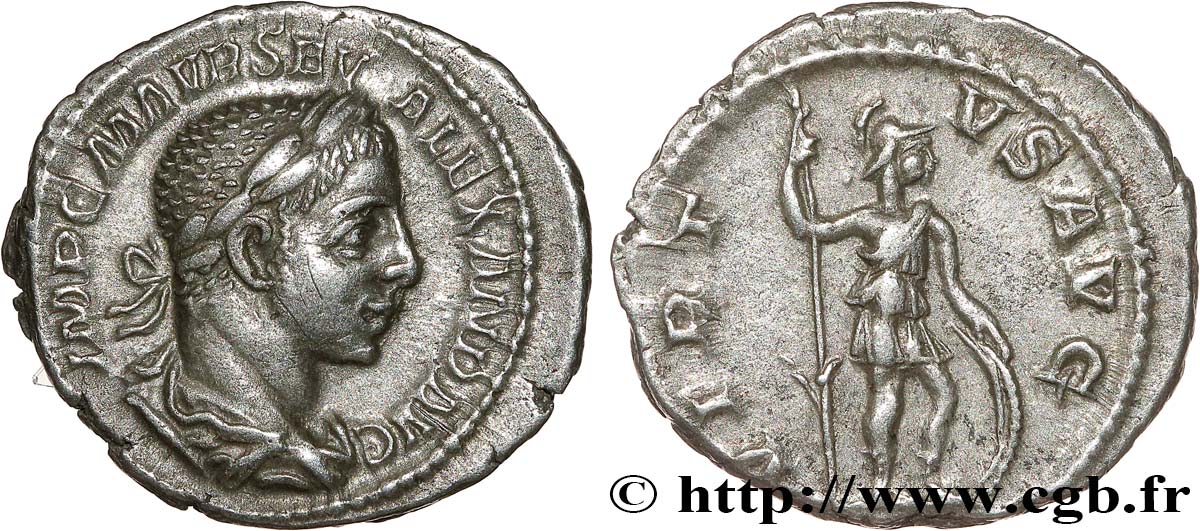 SEVERUS ALEXANDER  Denier MS/AU