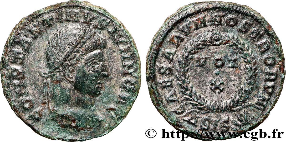 CONSTANTINO II Centenionalis ou nummus MBC+