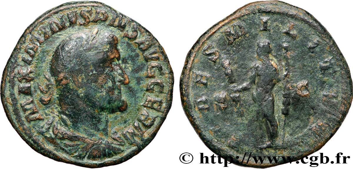 MAXIMINUS I THRAX Sesterce SS/fSS